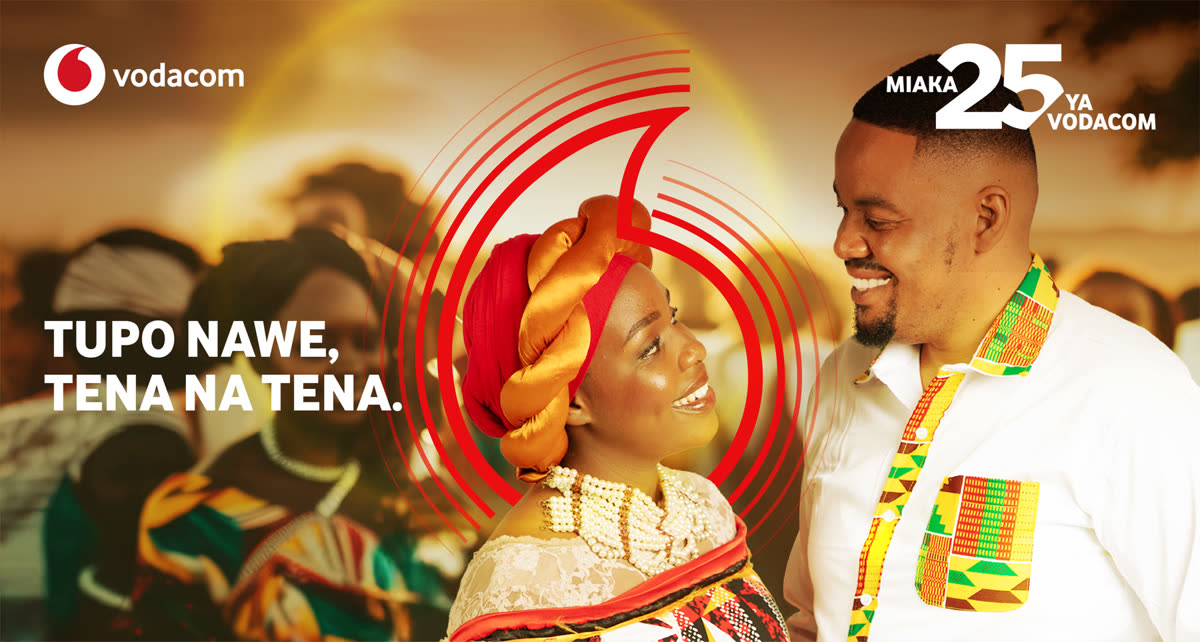 Vodacom 25-year anniversary, couple