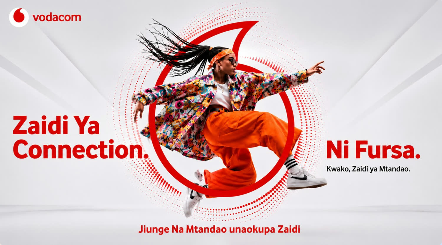 Vodacom Zaidi ya Connection key visual